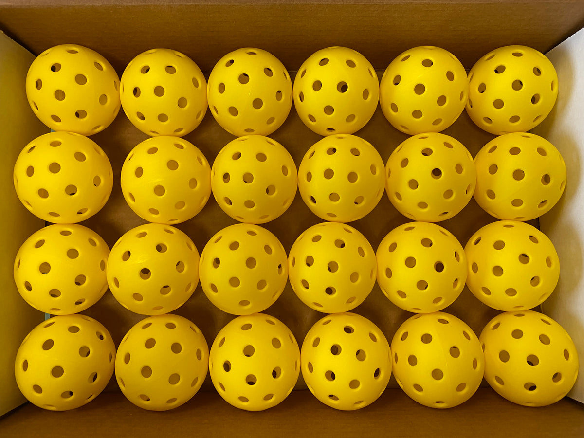 Indoor and Outdoor Pickleballs
